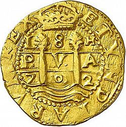 Large Obverse for 8 Escudos 1702 coin