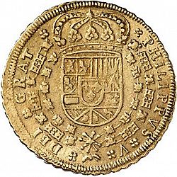 Large Obverse for 8 Escudos 1707 coin