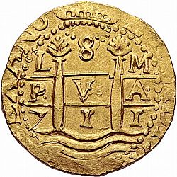 Large Obverse for 8 Escudos 1711 coin