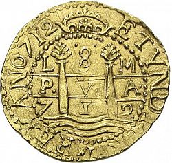 Large Obverse for 8 Escudos 1712 coin