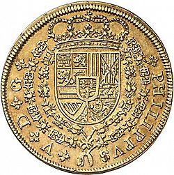 Large Obverse for 8 Escudos 1717 coin