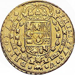 Large Obverse for 8 Escudos 1718 coin