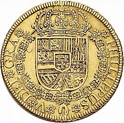Large Obverse for 8 Escudos 1725 coin