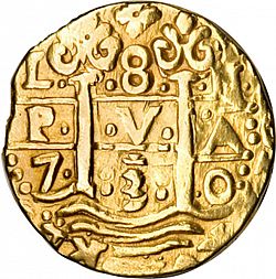 Large Obverse for 8 Escudos 1730 coin