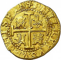 Large Reverse for 8 Escudos 1702 coin