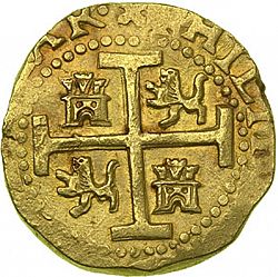 Large Reverse for 8 Escudos 1710 coin