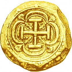 Large Reverse for 8 Escudos 1717 coin
