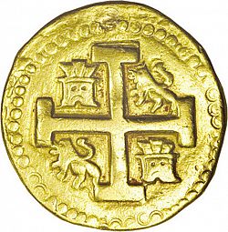 Large Reverse for 8 Escudos 1722 coin