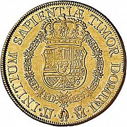 Large Reverse for 8 Escudos 1728 coin