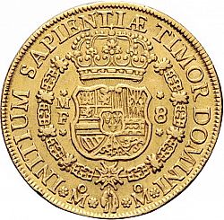 Large Reverse for 8 Escudos 1736 coin