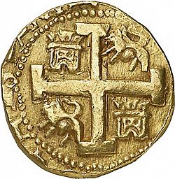 Large Reverse for 8 Escudos 1739 coin