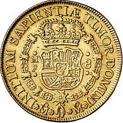 Large Reverse for 8 Escudos 1740 coin