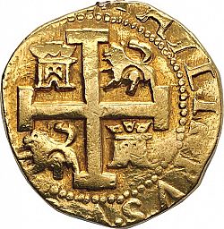 Large Reverse for 8 Escudos 1740 coin