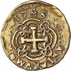 Large Reverse for 8 Escudos 1746 coin