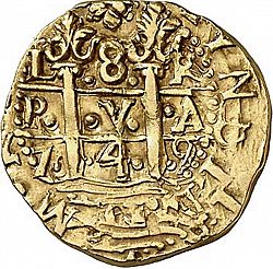 Large Obverse for 8 Escudos 1749 coin