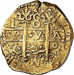 Large Obverse for 8 Escudos 1750 coin