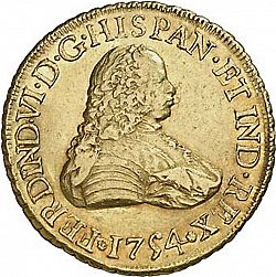 Large Obverse for 8 Escudos 1754 coin