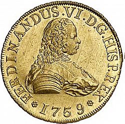 Large Obverse for 8 Escudos 1759 coin