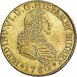 Large Obverse for 8 Escudos 1760 coin