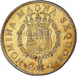 Large Reverse for 8 Escudos 1747 coin