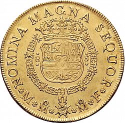 Large Reverse for 8 Escudos 1748 coin
