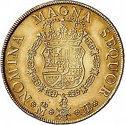 Large Reverse for 8 Escudos 1750 coin