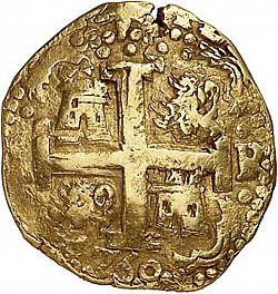 Large Reverse for 8 Escudos 1750 coin
