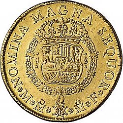 Large Reverse for 8 Escudos 1751 coin