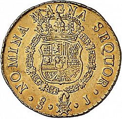 Large Reverse for 8 Escudos 1752 coin