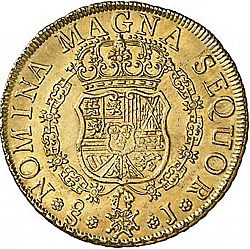 Large Reverse for 8 Escudos 1755 coin