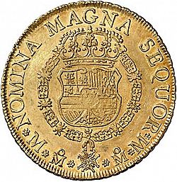 Large Reverse for 8 Escudos 1755 coin