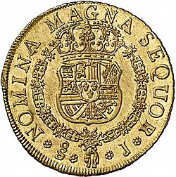 Large Reverse for 8 Escudos 1759 coin