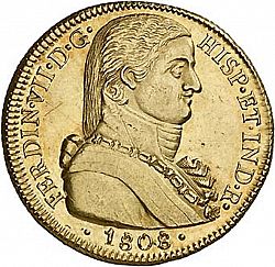 Large Obverse for 8 Escudos 1808 coin