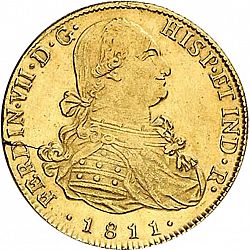 Large Obverse for 8 Escudos 1811 coin