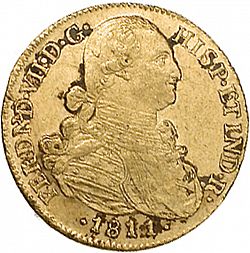 Large Obverse for 8 Escudos 1811 coin