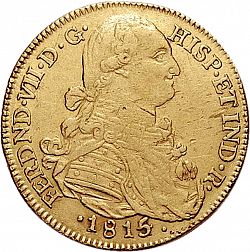 Large Obverse for 8 Escudos 1815 coin