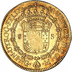 Large Reverse for 8 Escudos 1808 coin