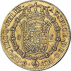 Large Reverse for 8 Escudos 1808 coin