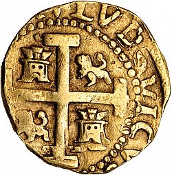 Large Reverse for 8 Escudos 1725 coin