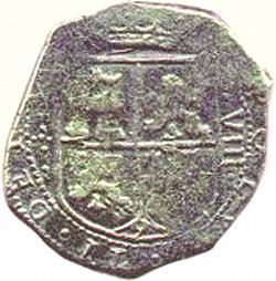 Large Obverse for 8 Reales 1670 coin