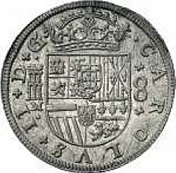 Large Obverse for 8 Reales 1682 coin