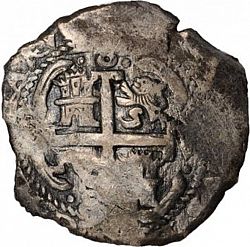 Large Reverse for 8 Reales 1684 coin