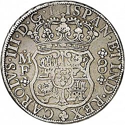Large Obverse for 8 Reales 1769 coin