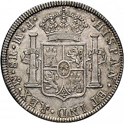 Large Reverse for 8 Reales 1772 coin