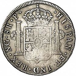 Large Reverse for 8 Reales 1779 coin