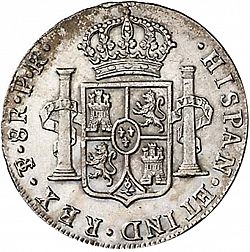 Large Reverse for 8 Reales 1784 coin