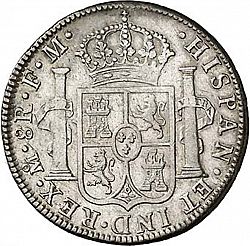 Large Reverse for 8 Reales 1790 coin
