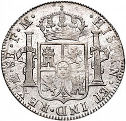 Large Reverse for 8 Reales 1790 coin