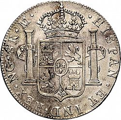 Large Reverse for 8 Reales 1790 coin