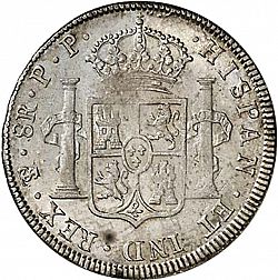 Large Reverse for 8 Reales 1796 coin